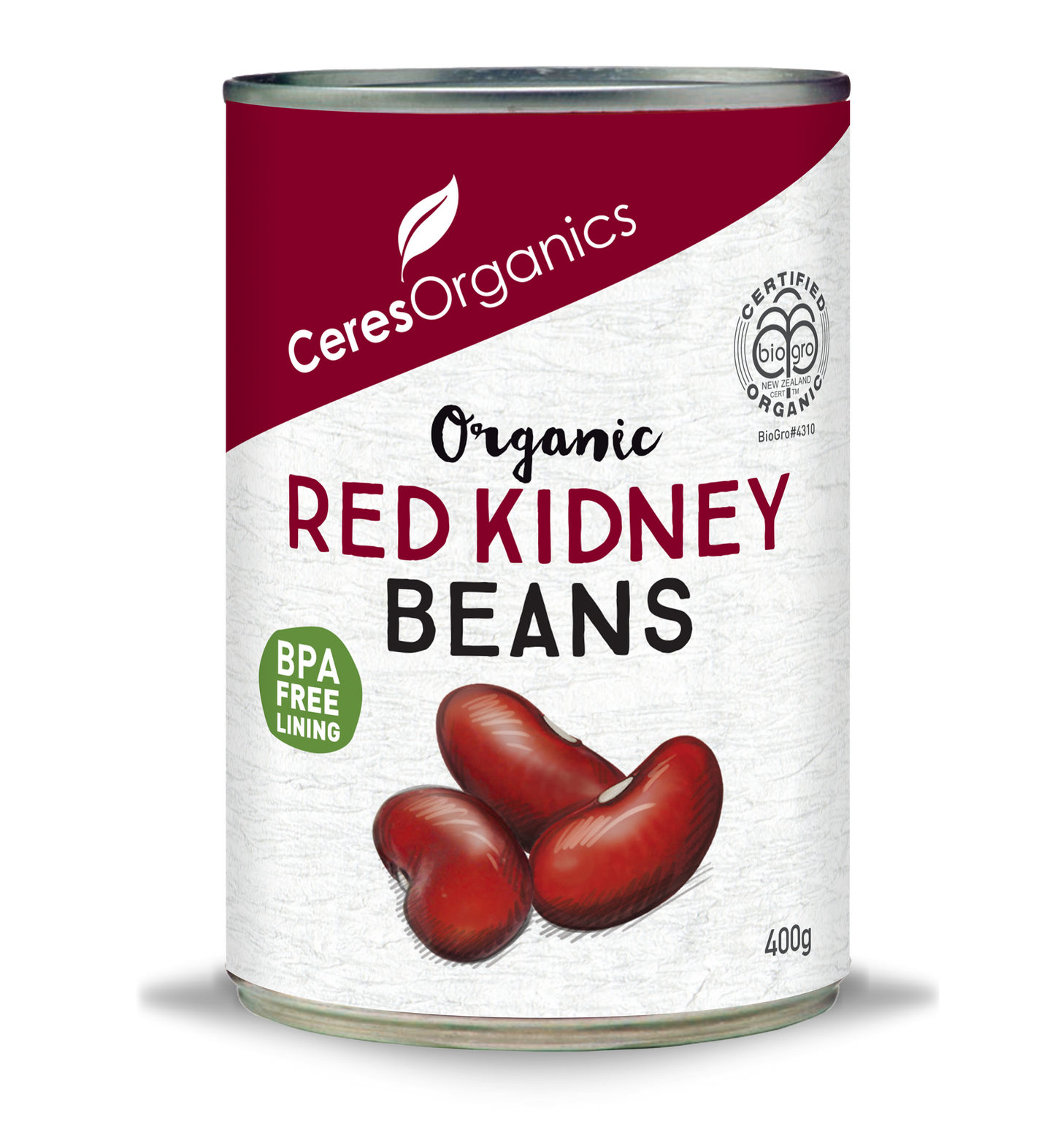 Organic Red Kidney beans (400g tin)