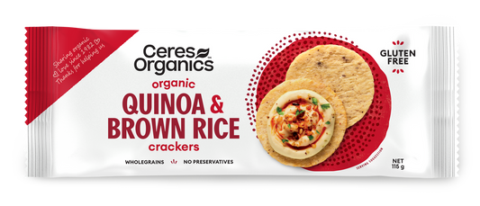 Quinoa & Brown Rice Crackers GF