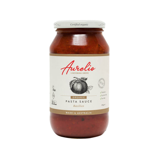 Aurelio Organic Basilico Tomato Pasta Sauce 500g