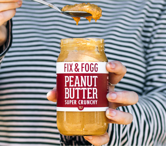 Fix & Fogg Peanut Butter Crunchy 750g jar