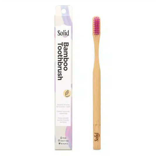 Bamboo toothbrush (Soft bristles)