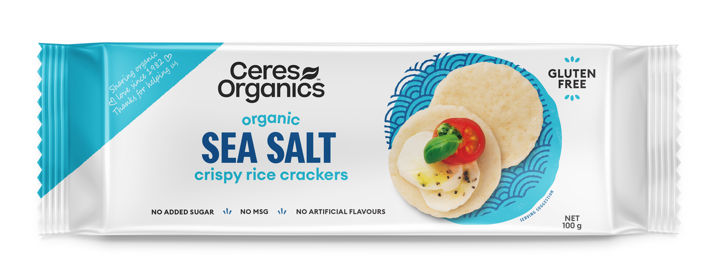 Rice Crackers Sea Salt GF