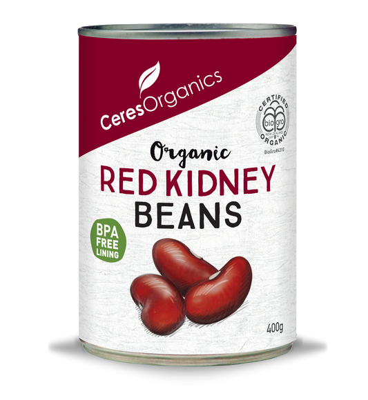 Organic Red Kidney beans (400g tin)