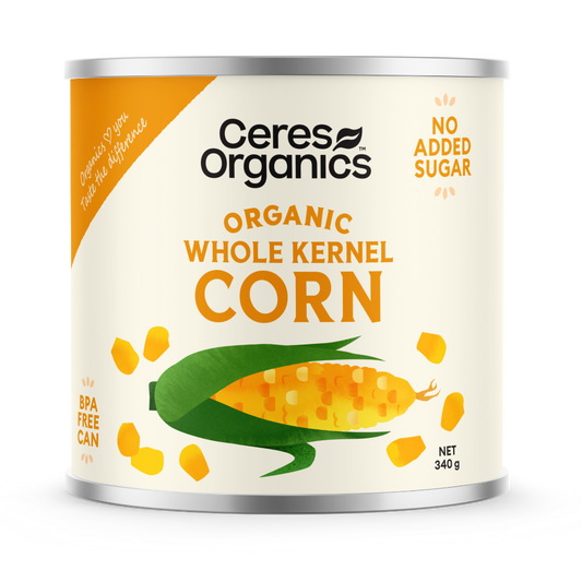 Organic whole kernel corn