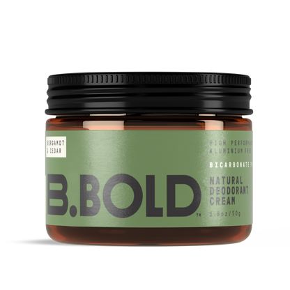 B.BOLD Natural Deodorant Cream Bicarb Free 50g