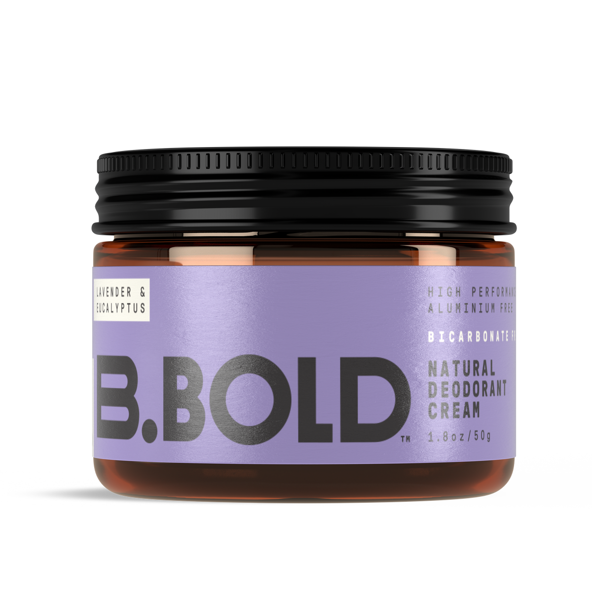 B.BOLD Natural Deodorant Cream Bicarb Free 50g