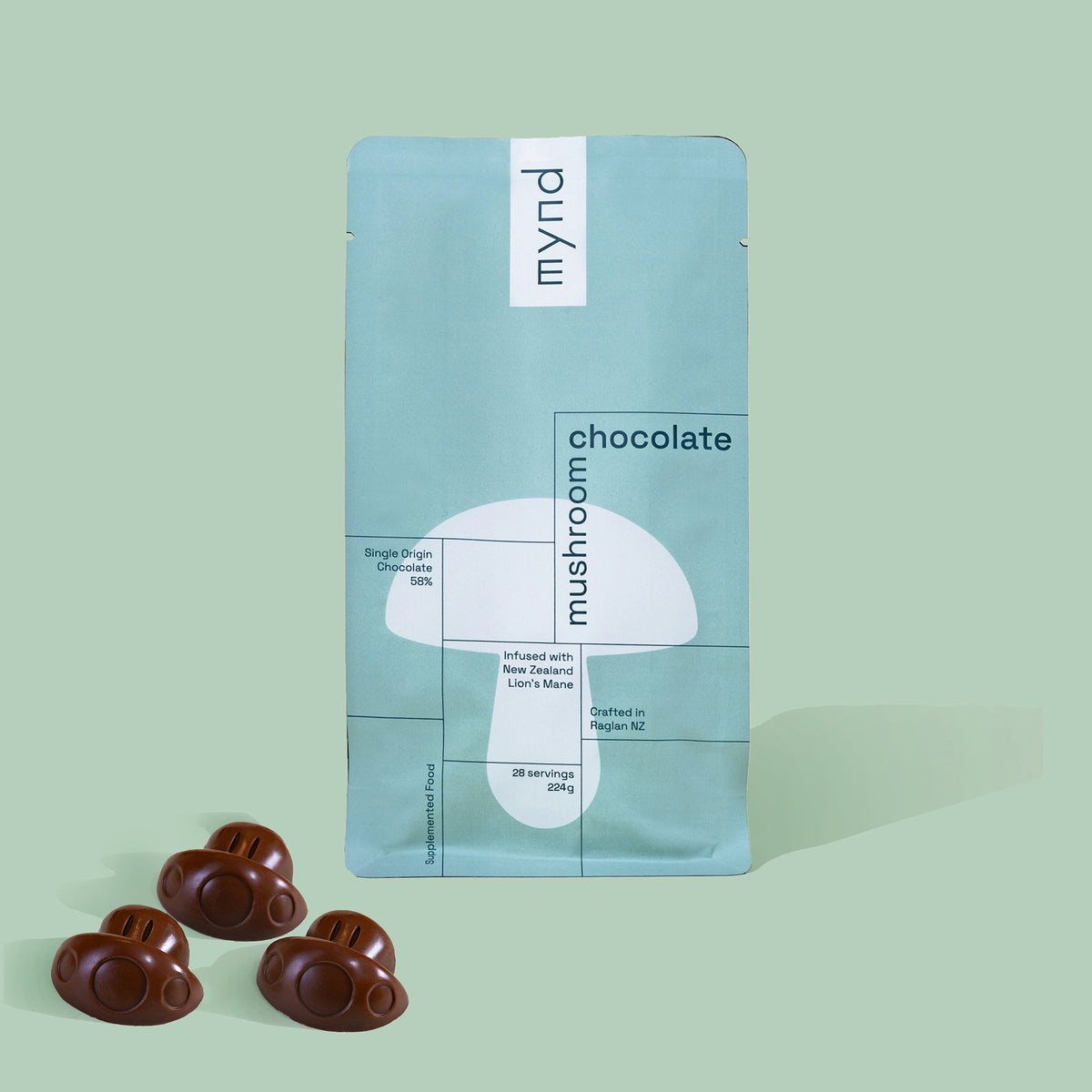 Mynd Lion's Mane dark chocolate
