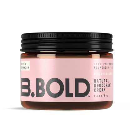 B.BOLD Natural Deodorant Cream Bicarb Free 50g